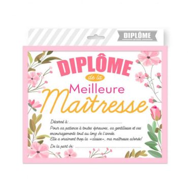 cadre-diplome-meilleure-maitresse|jourdefete.com