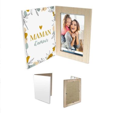 cadre photo pliable Maman d'Amour