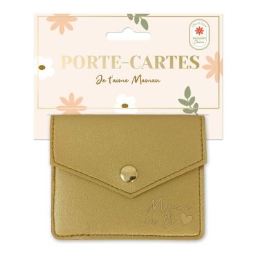 Optez pour ce porte-cartes à offrir à une maman en or | jourdefete.com