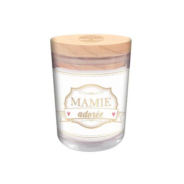 Une bougie en verre parfumée | jourdefete.com