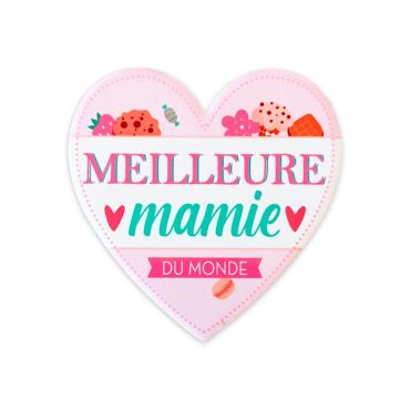 Un magnet à coller sur le frigo pour la meilleure mamie du monde | jourdefete.com