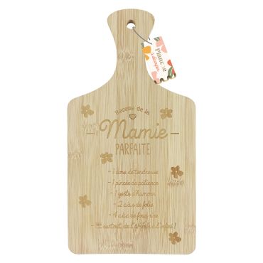 Planche à découper en bambou Recette de la Mamie parfaite | jourdefete.com