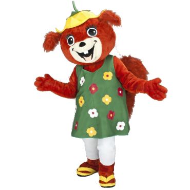 mascotte ecureuil
