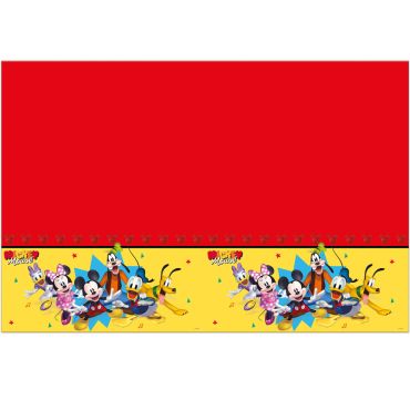 Nappe avec Mickey, Minnie, Donald, Dingo et Pluto | jourdefete.com Nappe avec Mickey, Minnie, Donald, Dingo et Pluto | jourdefete.com