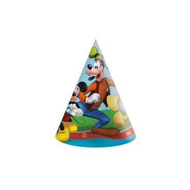 6 chapeaux pointus en carton FSC Mickey