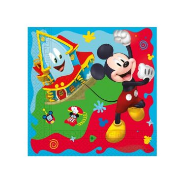 20 serviettes en papier Mickey