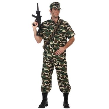 Déguisement Soldat de Guerre Homme - Taille au Choix