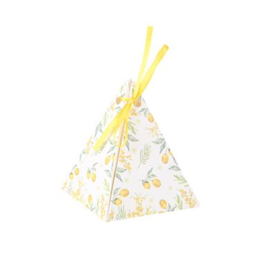 10 Contenants avec ruban de la Collection Mimosa