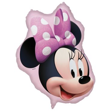 Ballon aluminium Minnie Mouse tête rose avec nœud à pois blancs | jourdefete.com Ballon aluminium Minnie Mouse tête rose avec nœud à pois blancs | jourdefete.com
