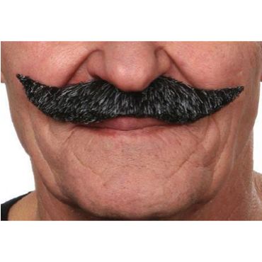 Moustache "Parisien" - Poivre et Sel