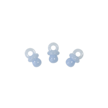 Sachet de 10 tétines de décoration - Bleu