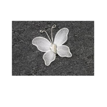 Décoration de Table - Papillon Blanc