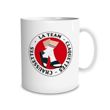 Mug "La Team Claquettes Chaussettes" - Collection Claquettes Chaussettes | jourdefete.com