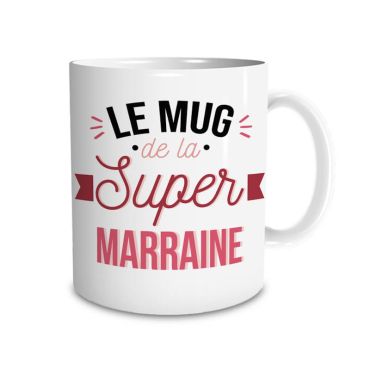 Mug - Le Mug de la Super Marraine | jourdefete.com Mug - Le Mug de la Super Marraine | jourdefete.com