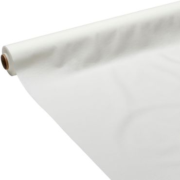 Rouleau de Nappe en Voie Sèche Intissé Blanc 25 m