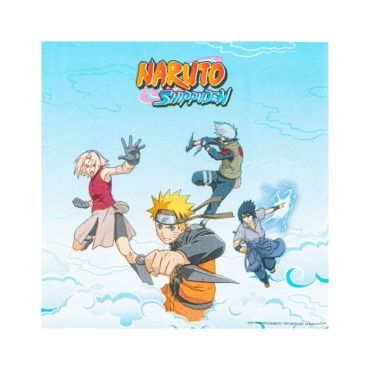Placez ces serviettes sur la table de votre enfant à l’effigie de "Naruto Shippuden ®" | jourdefete.com
