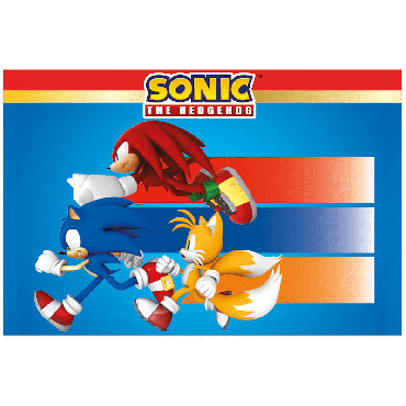 Une belle nappe avec Sonic, Knuckles et Tails pour l'anniversaire de votre enfant | jourdefete.com Une belle nappe avec Sonic, Knuckles et Tails pour l'anniversaire de votre enfant | jourdefete.com