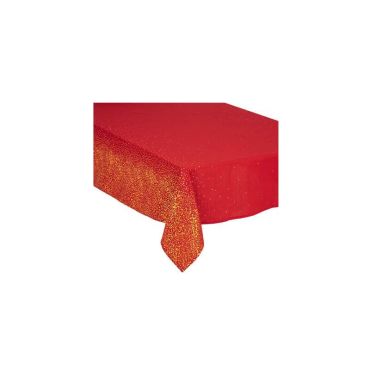 nappe imprimée léopard rouge couleur au choix | jourdefete.com