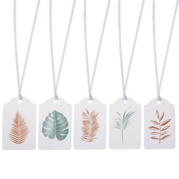 5 Étiquettes avec Ruban - Nature Addict | jourdefete.com