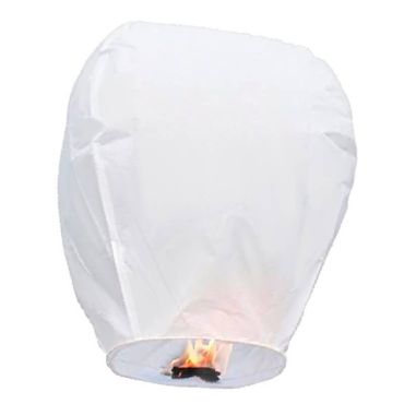 Lanterne volante blanche | jourdefete.com