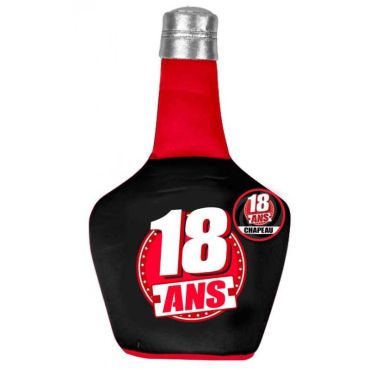 chapeau-bouteille-18-ans-anniversaire-noir-rouge|jourdefete.com