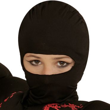 Cagoule noire pour déguisement ninja enfant | jourdefete.com