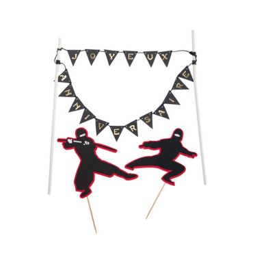 decoration sur pics fanions ninja | jourdefete.com