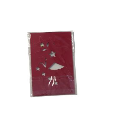 6 marque-places en forme d'étoile - 12 x 8 cm - Noël | jourdefete.com