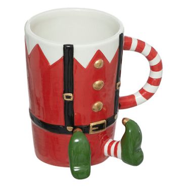 Mug en forme de lutin de Noël - 30 cl | jourdefete.com