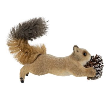 écureuil avec pomme de pin de 31 cm | jourdefete.com