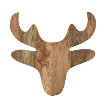 tete de renne en bois manguier | jourdefete.com