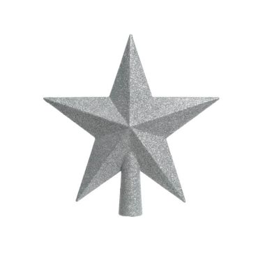 etoile argent pour sapin de noel | jourdefete.com