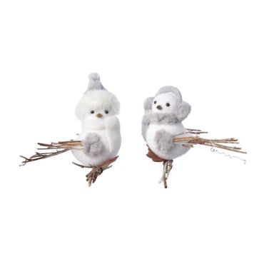 oiseau en mousse a suspendre noel | jourdefete.com