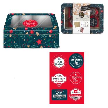 coffret de sablés de Noël | jourdefete.com