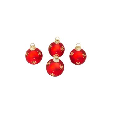 4 marque places boules de noel rouge et pailettes or | jourdefete.com 4 marque places boules de noel rouge et pailettes or | jourdefete.com
