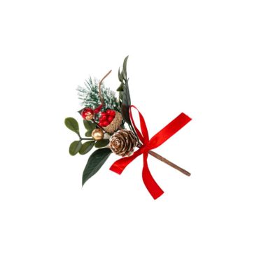 branche de sapin enneigé et nœud rouge | jourdefete.com branche de sapin enneigé et nœud rouge | jourdefete.com