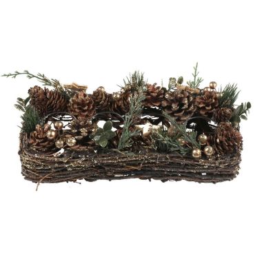 centre de table paillettes pommes de pin étoiles | jourdefete.com