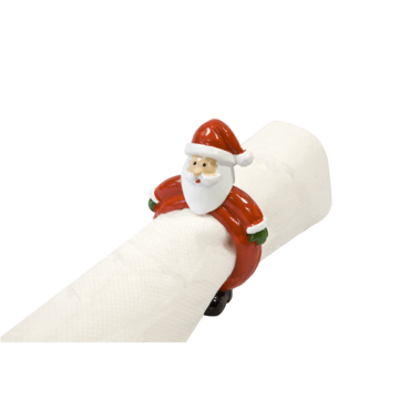 Rond de serviette pere noel en resine | jourdefete.com Rond de serviette pere noel en resine | jourdefete.com