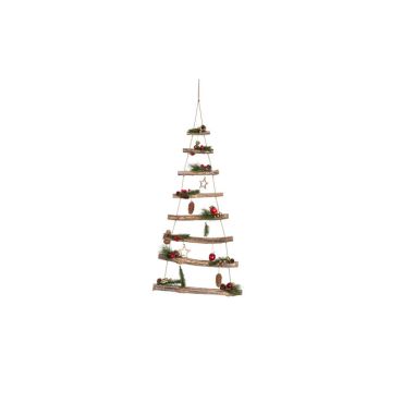 suspension sapin de noël en bois géant | jourdefete.com