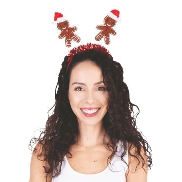 Un sublime serre-tête avec des bonhommes de pain d'épices | jourdefete.com Un sublime serre-tête avec des bonhommes de pain d'épices | jourdefete.com