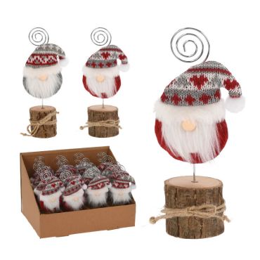 porte nom pere noel sur rondin de bois | jourdefete.com