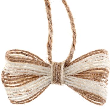 Un lot de 10 nœuds à la couleur naturelle pour votre table de mariage | jourdefete.com