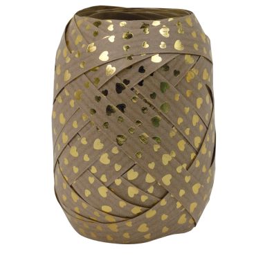 Œuf Kraft décoré de cœurs dorés pour une touche romantique | jourdefete.com