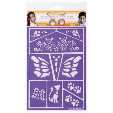 Pochoir Chats et Papillons Grim'Tout