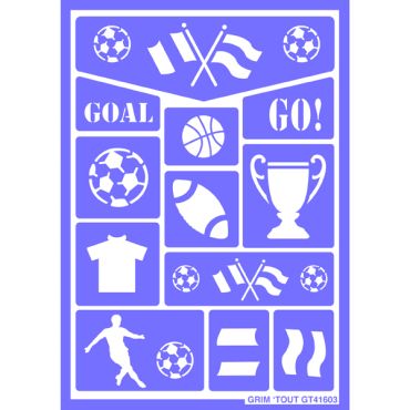 Pochoir Sport Grim'Tout