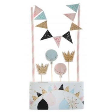 6 Pieces Decoration Gateau Paillettes | jourdefete.com