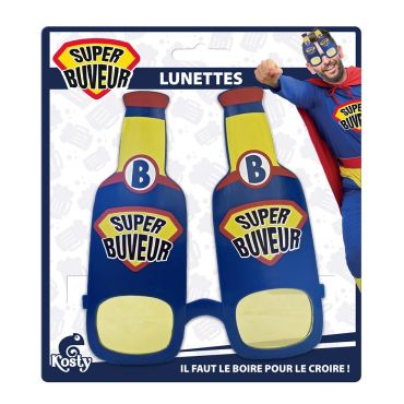 Une paire de lunettes pour ressembler à un super-héros : le Super Buveur | jourdefete.com