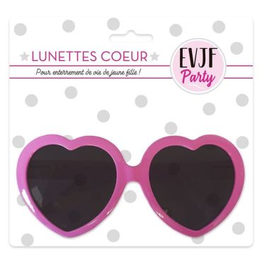 Optez pour cette paire de lunettes en forme de cœur pour l'enterrement de vie de jeune fille | jourdefete.com