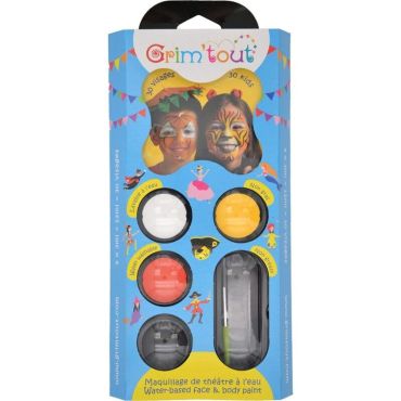 Palette Maquillage Tigre ou Citrouille Grim'Tout | jourdefete.com