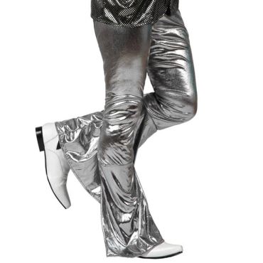 Pantalon Pattes d'Eph Disco Argent 